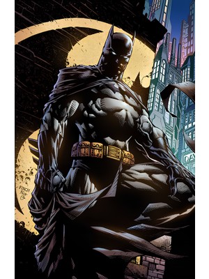 Movas Sanat Karanlık Şehir - Batman | Elmas Mozaik Tablo | Mozaik Puzzle | 40x60 | E20204013