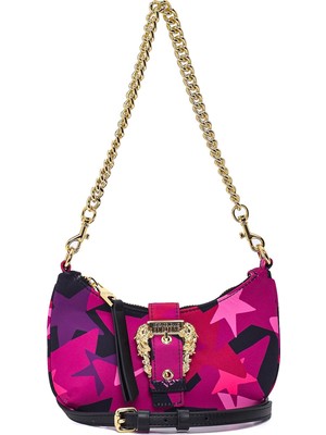 Versace Jeans Couture Geometrik Yüzey Detaylı Kadın El Ve Omuz Çantası