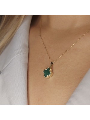 Usho Jewelry 14 Ayar Altın Van Cleef Takım