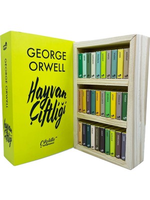 Çikolata Kütüphanesi George Orwell Hayvan Çiftliği Temalı Çikolata Kütüphanesi