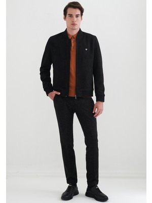 Pierre Cardin Erkek Suni Deri Mont