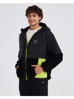 Skechers M Outdoor Fleece Full Zip Sherpa Erkek Siyah  S232310-001