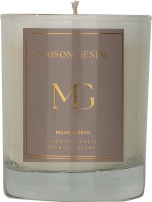 Maison Genial Classic Musk Amber Kahverengi Mum Orta Boy 210G