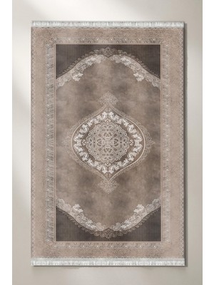 Roslyn Home Klasik Vintage Dekoratif Kilim Modern Etnik Oturma Odası Halısı Kadife Kumaş Dokuma Taban Kilim