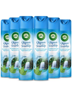 Air Wick Sprey Aerosol Okyanus Ferahlığı Oda Kokusu 6 x 300 ml