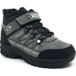 Taşpınar Ayakkabı T-Rocs Erkek Rahat Çocuk Kışlık Su & Soğuğa Dayanıklı Kısa Bot Spor Ayakkabı 26-35