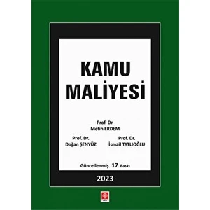 Kamu Maliyesi - Metin Erdem