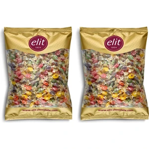 Elit Çikolata Minibon Şeker 1 kg 2'li (2x1kg) Set Glutensiz