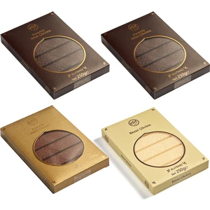 Kuvertür Bitter Çikolata (2), Sütlü Çikolata (1) ve Beyaz Çikolata (1) 250g 4lü Set (4x250g) Glutensiz