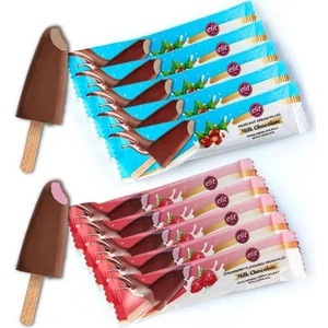 Elit Çikolata Dondurma Çubuğunda Dolgulu Sütlü Çikolata 35g 10'lu Set (10x35g) Glutensiz