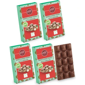 Fındıklı, Şeker İlavesiz ve Prebiyotik Sütlü Çikolata 60g 5li Set Glutensiz