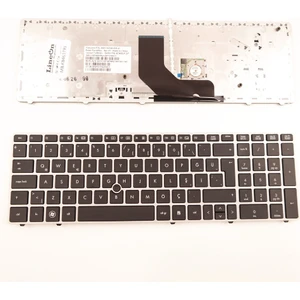 Hp Probook 6565B 6570B Notebook Klavye Gümüş Çerçeve