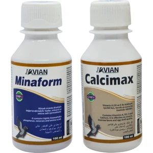 Royal Ilaç Calcimax-Minaform 100 Ml. Kafes Kuşlarında Kabuk ve Fosfor Desteği