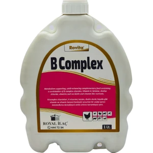 Royal Ilaç Rovita B Complex 1 Lt. Muhabbet Kusu Kanarya ve Tavuklarda Karaciğer Koruyucu