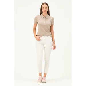 Kadın Regular Fit Polo Yaka T-Shirt