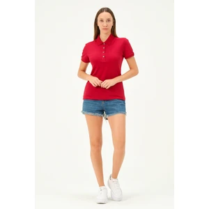 Kadın Regular Fit Polo Yaka T-Shirt