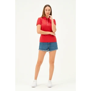 Kadın Regular Fit Polo Yaka Tshirt