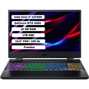 Nitro 5 NH.QM0EY.002 Intel Core I7 12700H 16GB 1TB SSD Rtx 4060 Freedos 15.6" FHD Taşınabilir Bilgisayar AN515-58-775T