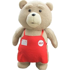 43CM Oyuncak Ayı Peluş Oyuncak - Kırmızı Önlüklü Ayı (Yurt Dışından)