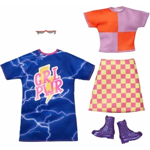 Barbie'nin Kıyafetleri 2'li Paket FYW82 - Grl Pwr Yazılı - HBV69