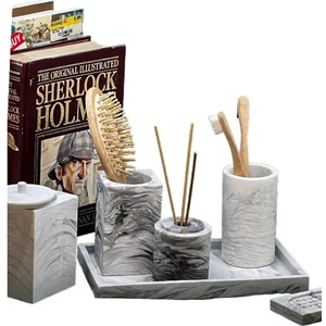 Marble Serisi Beton Banyo Seti