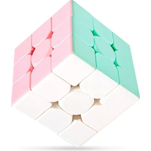 Speed Cupe Rubik Küp Zeka Küpü 3x3 Pastel Renkler Hız Küpü,fidget Oyuncak Seyahat Zeka Oyunu