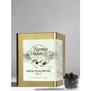 Nermin Hanım Zeytinliği Edremit Siyah Sele (Çevirme) Zeytin (10 Kg)