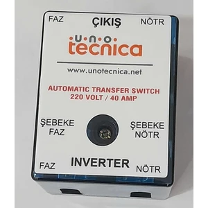 Uno Tecnica Transfer SWITCH-220V Şebeke Ayırıcı