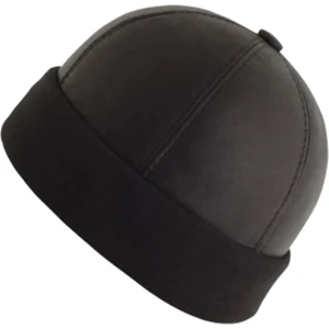 Elif İç Giyim Hakiki Deri Siyah Içi Kürklü Bere