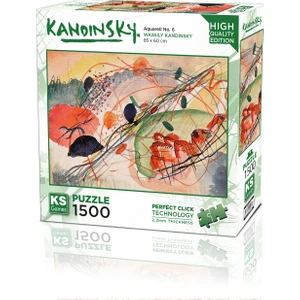 KS Games Aquarell No 6 1500 Parça Puzzle Wassily Kandinsky Wassily Kandinsky