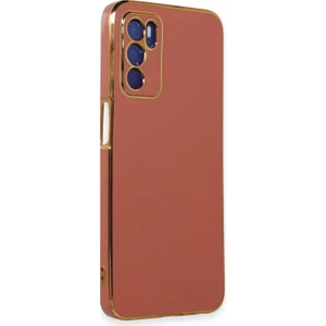 Oppo A16 Kılıf Olive Plated Kırmızı