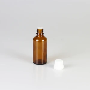 Amber Cam Şişe, İçten Damlalıklı Şişe 50 ml