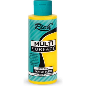 Multi Surface  Sarı Akrilik Boya 120CC