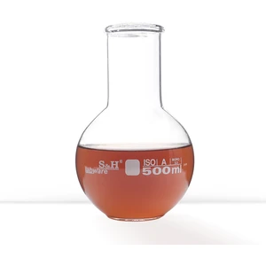 S&H Labware 500 ml Balon Geniş Boyun