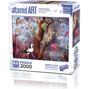 KS Games Fascinating Birds 2000 Parça Puzzle
