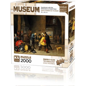 KS Games Guardroom With The Deliverance Of Saint Peter 2000 Parça Puzzle