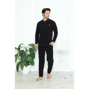 Erkek Manşetli Kışlık Polar Pijama Takımı 2251