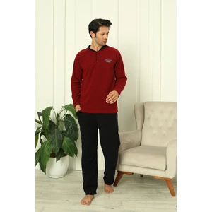 Erkek Cepli Kışlık Polar Pijama Takımı 2248