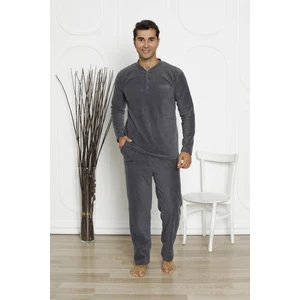 Erkek Cepli Kışlık Polar Pijama Takımı 2252P