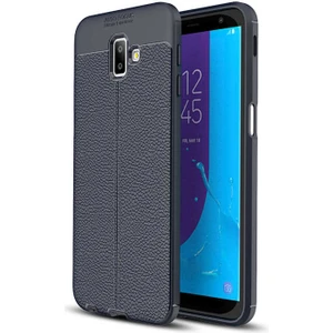 Samsung Galaxy J6 Plus Kılıf Deri Desenli En Kaliteli Silikon Kılıf