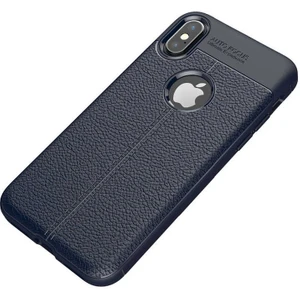 Apple iPhone Xs Max 6.5 Kılıf Deri Desenli En Kaliteli Silikon Kılıf