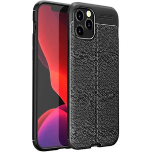 Apple iPhone 12 Pro Max Kılıf Deri Desenli En Kaliteli Silikon Kılıf
