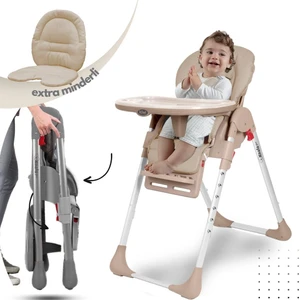 Koala All In One Katlanır Tekerlekli Minderli Lüks Mama Sandalyesi