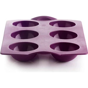 Silikon 6lı Yuvarlak Kalıp Mor