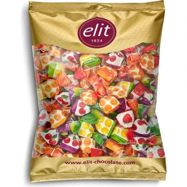 Elit Çikolata Karışık Meyve Dolgulu Bonbon Şeker 1kg