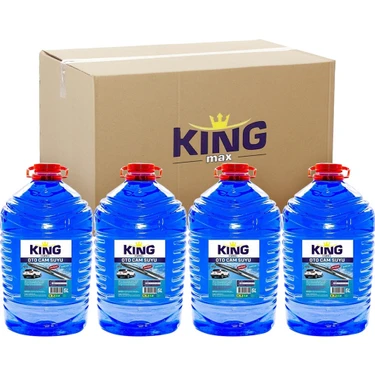 Kıng Max Oto Cam Suyu 5 Litre 4