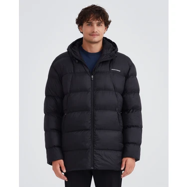 Skechers M Outerwear Padded Jacket Erkek Siyah Mont