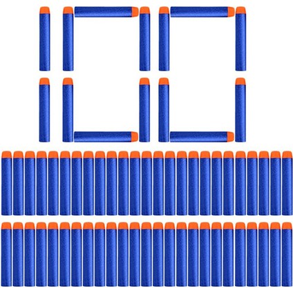 Yedek Mermi 100 Adet Premium Kalite Yumuşak Sünger Mermi