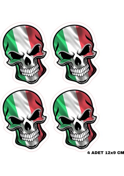Italya Kuru Kafa Sticker Çıkartma