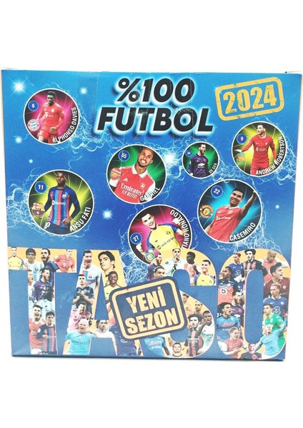 Efsane Futbol 2024 Yeni Sezon Futbolcu Oyun Tasoları Yeni Seri Lig Futbol Tasoları Kutulu 150 Adet